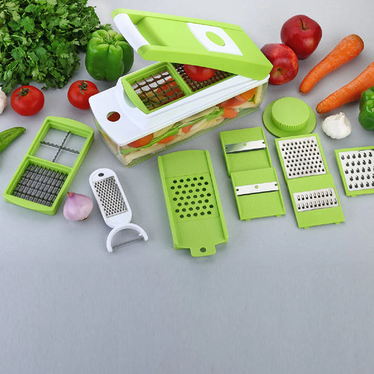 Shanchhavya™ 14-in-1 Vegetable Chopper – Food Dicer Pro Multipurpose Cutter